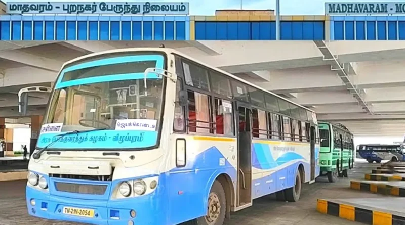 Jayankondam bus timings from Madhavaram Bus Terminus (MMBT)